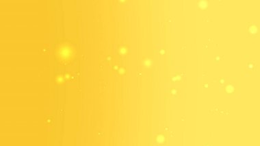 Süzülen Işık Parçacıkları ile Parlak Sarı Parlak Arkaplan