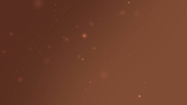 Lüks etkinlikler için parlak noktaları ve pürüzsüz hareketleriyle derin bakır parçacık arkaplanı