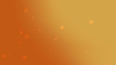 Golden to Orange Gradient Sparkle Background with Floating Particles for Festive Digital Design