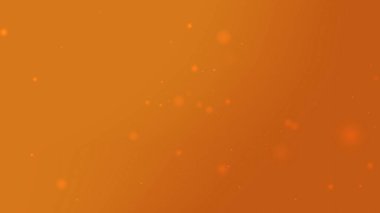 Kutlama Tasarımı İçin Yumuşak Yüzen Parçacıklarla Ilık Portakal Parıltısı Arkaplanı