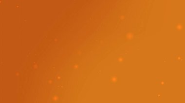 Kutlama ve Grafik Tasarımı İçin Yüzen Işık Parçacıkları ile Yumuşak Turuncu Parlak Arkaplan