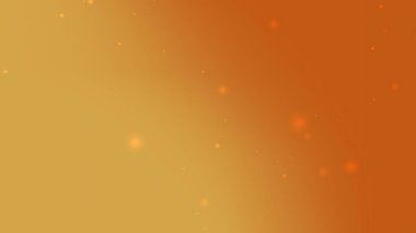 Golden to Orange Gradient Sparkle Particle Background with Floating Soft Light for Celebration Art