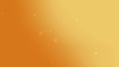 Hafif Yüzen Parçacıklar Görsel Tasarım İçin Yumuşak Altın Turuncu Parlak Arkaplan