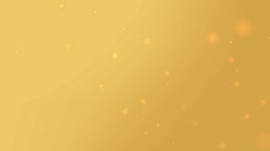 Gold Orange Floating Sparkle Particles on Warm Gradient Background for Festive Modern Design Themes