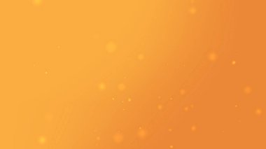 Yüzen Parlayan Parçacıklar ve Yumuşak Ortam Parıltılarıyla Sıcak Turuncu Asgari Gradyan Arkaplanı