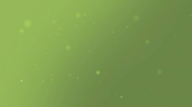 Abstract Soft Green Gradient Background With Floating Light Particles For Eco Design