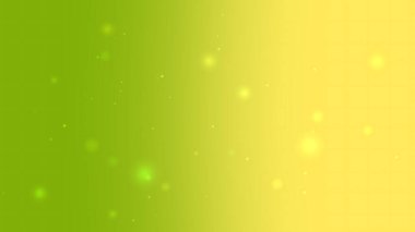 Yüzen Parıldayan Parçacıklar ve Parlayan Işık Atmosferli Yumuşak Yeşil Renk Arkaplanı