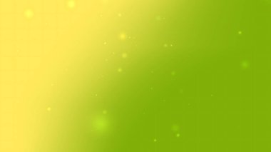 Soft Yellow To Green Gradient Background With Floating Sparkle Particles For Festive Art