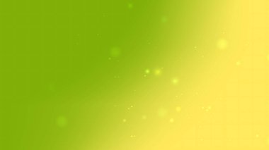 Zarif Tasarımlar İçin Yüzen Parıldayan Parçacıklar ile Yumuşak Yeşil 'den Sarı Gradyan Arkaplanı