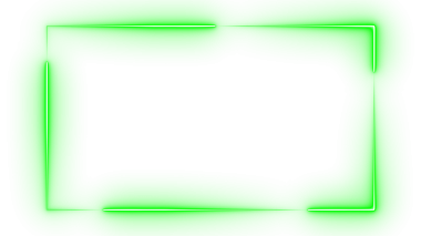 Şeffaf Arkaplanda Neon Yeşil Akımı Kaplama Çerçevesi CanlandırmasıName