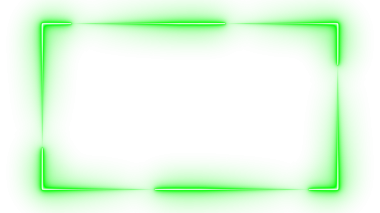 Akış ve Oyun için Neon Yeşil Webcam Kaplama Çerçevesi