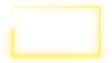 Şeffaf Arkaplanda Parlayan Sarı Neon Yuvarlak Çerçeve Döngüsü