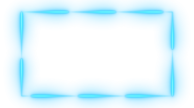 Mavi Neon Işık Çerçeve Akımı Döngüsü