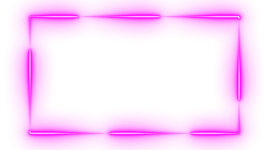 Canlı Yayın İçin Pembe Neon Eğrili Parlak Çerçevesi