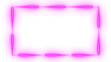 Neon pink Looping Webcam Overlay Frame on Transparent Background