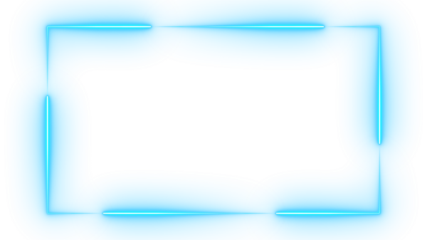Neon Mavi Yumuşak Kenar Parlak Çerçeve Kaplama CanlandırmasıComment