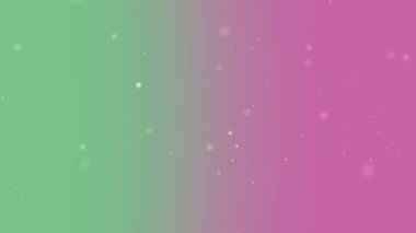 Yumuşak Yeşil Pembe Gradyan Hafif Yüzen Parçacıklarla Parlak Arkaplan