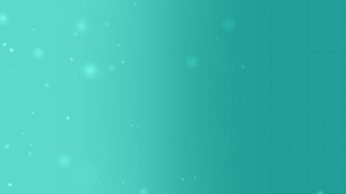 Teal Turkuaz Gradyan Hafif Yüzen Işık Efektleriyle Parıltı Arkaplanı