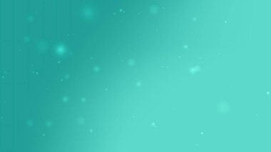 Modern Tasarım İçin Yüzen Parıldayan Parçacıklarla Yumuşak Turkuaz Gradyan Arkaplanı