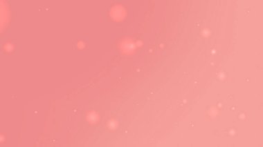 Yumuşak Mercan Pembesi Gradyan Arkaplanı Yüzen Parıltı Parçacık Efekti