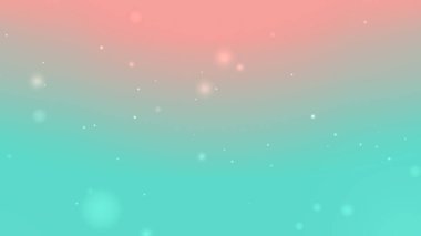Yumuşak Pastel Horizon Gradyan Arkaplanı Rüya Parıltısı Parçacık Hareketi