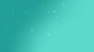 Teal Gradient Görsel Projeler için Yumuşak Yüzen Parçacıklar Arkaplanı