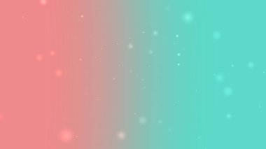 Pastel Mercan ve Nane Gradyan Arkaplanı Yumuşak Parlak Işık Canlandırması