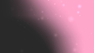 Romantik Tasarım İçin Yüzen Işık Parçacıkları ile Yumuşak Pembe Parlak Gradyan Arkaplanı