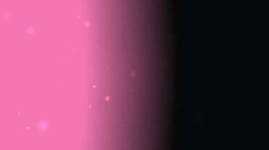 Hafif Parıltı Parçacıkları ve Parıltı Efektiyle Siyah Gradyan Arkaplanına Zarif Pembe