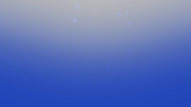 Yüzen Işık Parçacıkları ile Asgari Mavi Gradyan Parlak Arkaplan