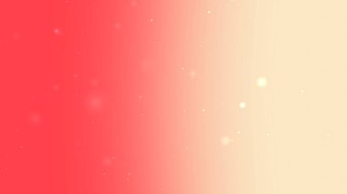 Yumuşak Kırmızı Krem Gradyan Pırıltılı Işık Parçacıkları Arkaplanı