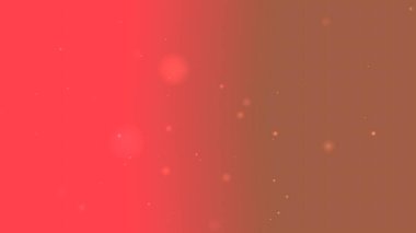 Parlayan Işık Parçacıklarıyla Parlayan Kırmızı Kahverengi Gradyan Arkaplanı