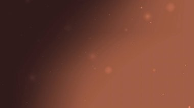 Sıcak Bakır Gradyan Hafif Yüzen Işık Parçacıklarıyla Parlak Arkaplan