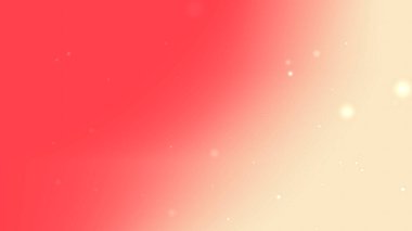 Canlı Kırmızı ve Krem Gradyan Arkaplanı Yumuşak Parlayan Parçacıklar