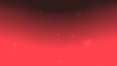 Koyu Kırmızı Gradyan Arkaplanı Süzülen Işık Parçacıkları ve Yumuşak Parıltısı