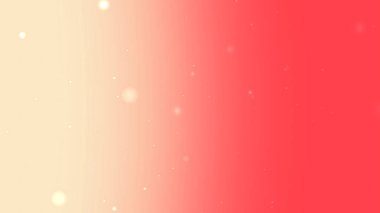 Yumuşak Parıltı Parçacık Hareketli Zarif Krem Kırmızı Gradyan Arkaplanı