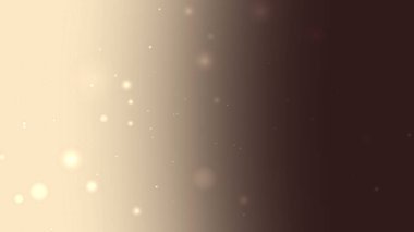 Altın ve Koyu Kahverengi Soyut Arkaplan Yüzen Parıldayan Parçacıklarla