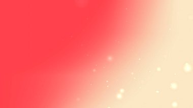 Krem Gradyan Kıvılcım Arkaplanına Yüzen Işık Parçacıklarıyla Sıcak Kırmızı