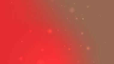 Yüzen Parıldayan Parçacıklar ve Yumuşak Işık Efekti ile Soyut Kırmızı Gradyan Arkaplanı