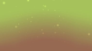 Doğa için Yüzen Parçacıklar İlham Veren Tasarım İçin Yumuşak Yeşil Gradyan Arkaplanı