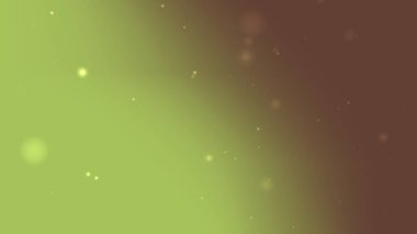 Çapraz Yeşil Kahverengi Gradyan Hafif Yüzen Işık Parçacıklarıyla Parlak Arkaplan