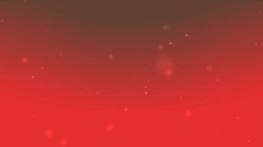 Tatil için Yüzen Işık Parçacıkları ile Ilık Kırmızı Gradyan Parlak Arkaplan