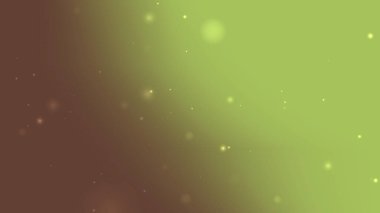 Taze Görsel Görsel Parçacıklar İçin Yumuşak Işık Parçacıkları ile Yeşil Gradyan Pırıltı Arkaplanı
