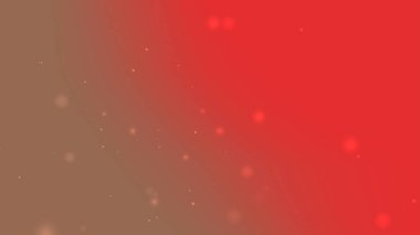 Yüzen Parıldayan Parçacıklar ve Yumuşak Parıltılı Kırmızı Kahverengi Gradyan Arkaplanı
