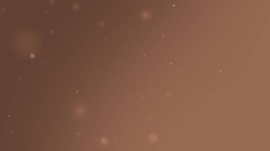 Sıcak Kahverengi Soyut Parlak Arkaplan Hafif Yüzen Işık ve Bokeh Efekti