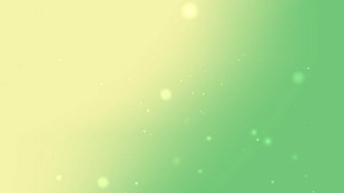 Parlak Sarı Gradyan Arkaplanı Yüzen Parıltı Parçacıkları ve Yumuşak Parıltısı