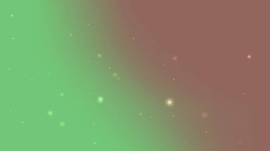 Soyut Tasarım İçin Parıldayan Parçacıkları Yüzen Yeşil ve Kahverengi Arkaplan