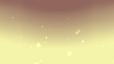 Ilık Altın Gradyan Arkaplanı Yumuşak Parıltı Parçacıkları ve Rüya Işığı Atmosferi