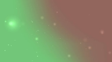 Doğal Görsel Görüntü İçin Yeşil Kahverengi Gradyan Parçacık Arkaplanı