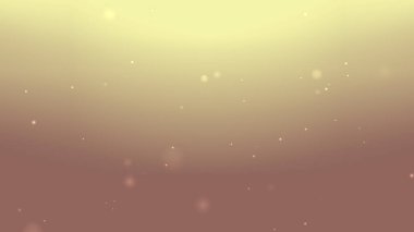 Sıcak Sarı Kahverengi Gradyan Parlak Arkaplan Yumuşak Yüzen Parçacıklarla
